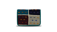 Teal Patchwork 13"