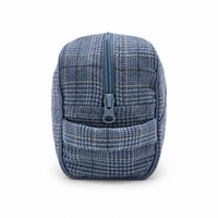 Denim Blue Houndstooth