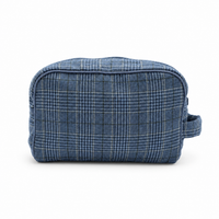 Denim Blue Houndstooth
