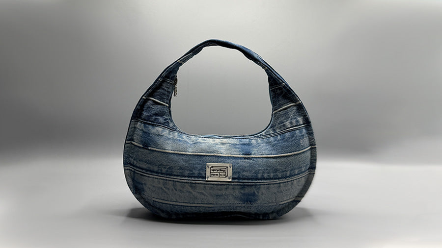 Faded Stripe Luna Bag