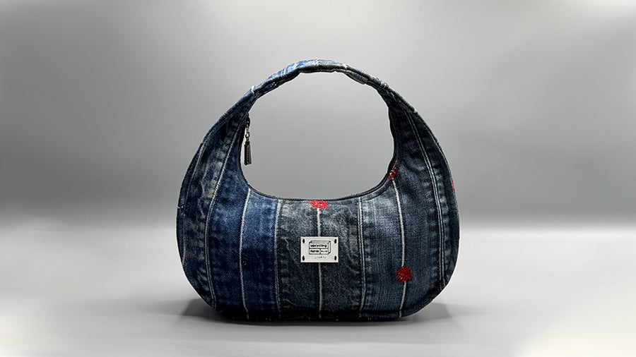 Indigo Stitch Luna Bag