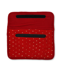 Crimson Knit Elegance