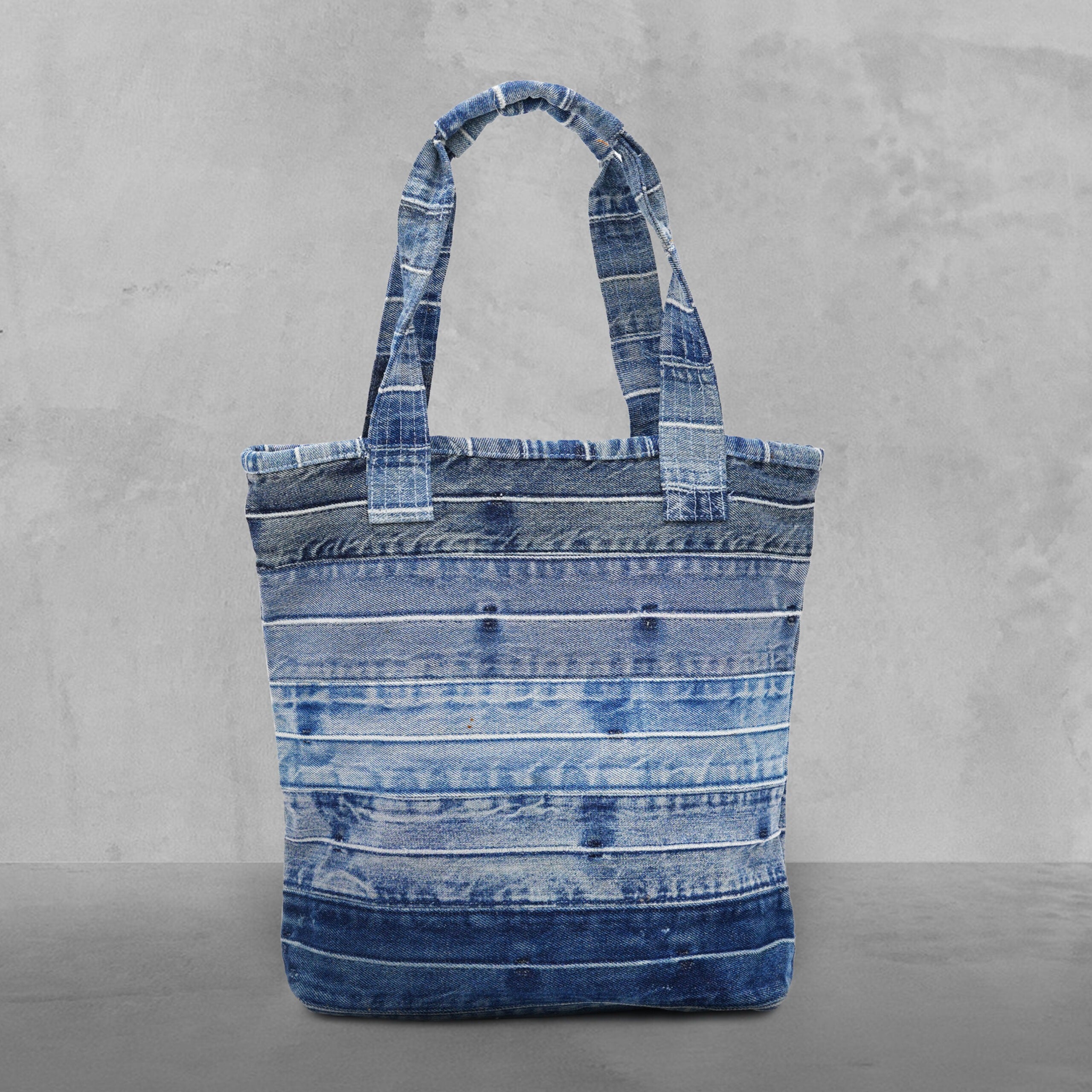 Denim Mosaic Tote