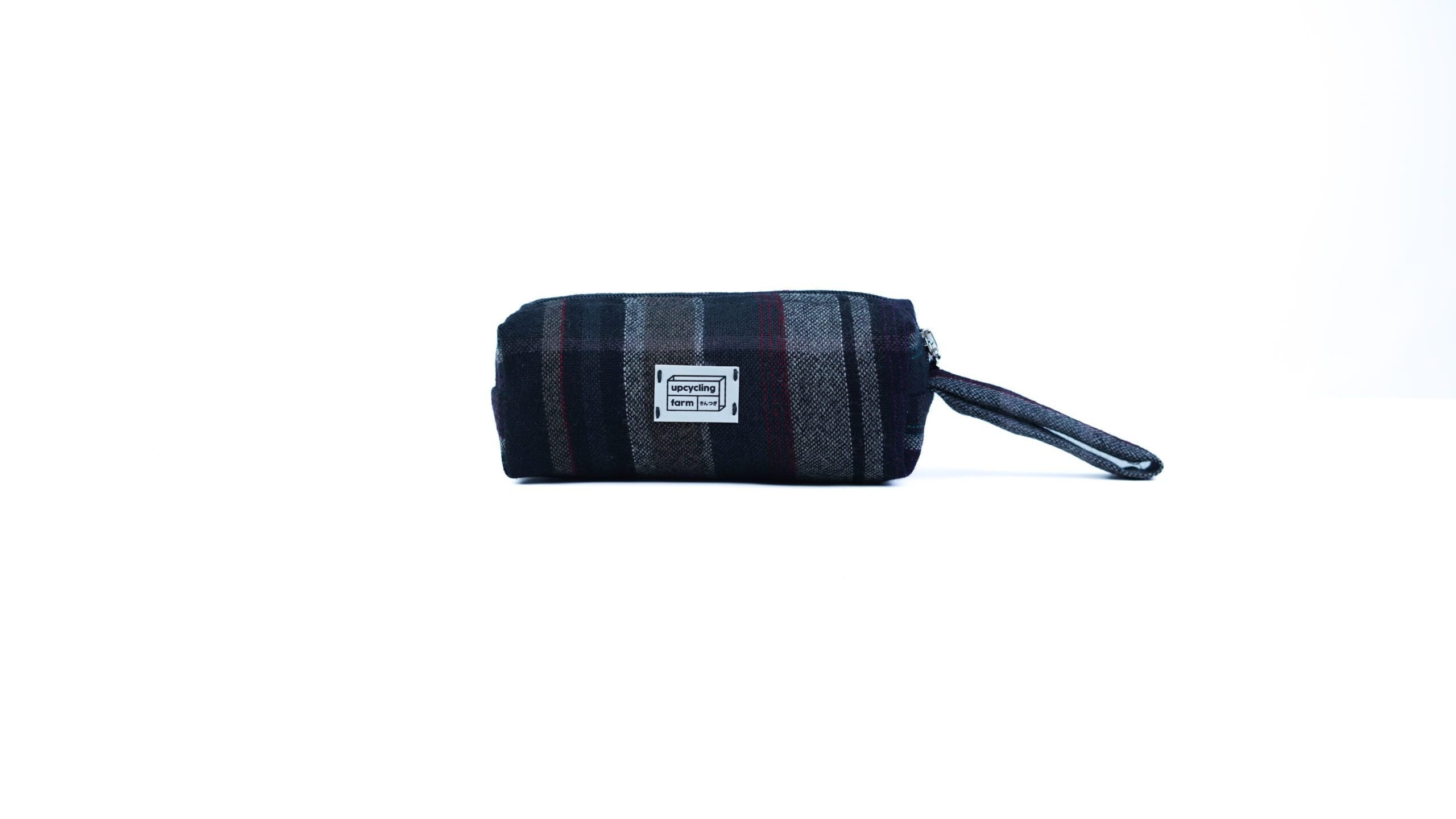 Charcoal Stripe Stationery Pouch