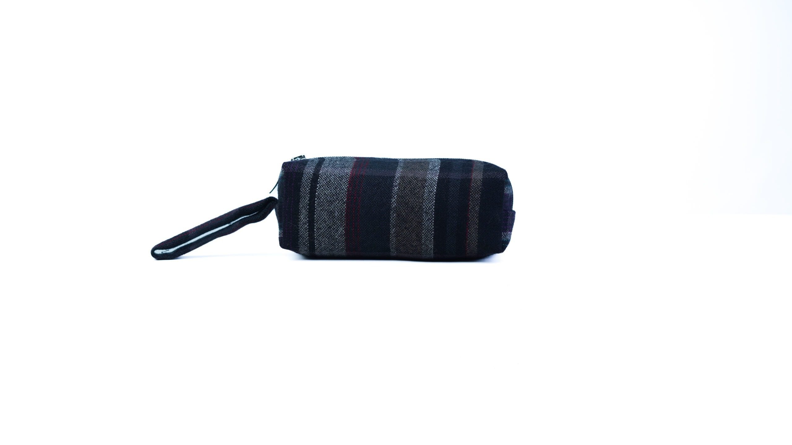 Charcoal Stripe Stationery Pouch