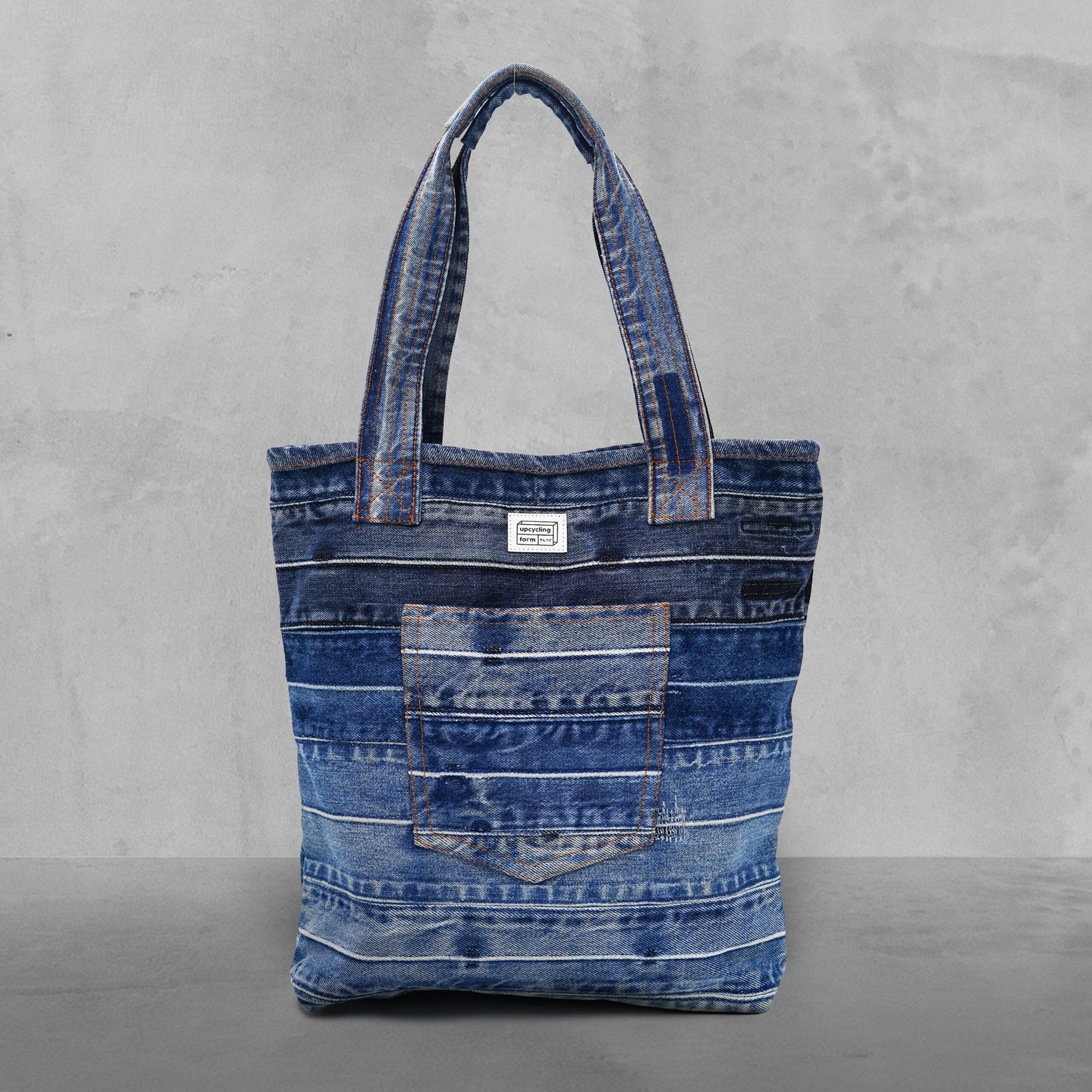 Indigo Patch Tote