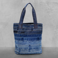 Indigo Patch Tote