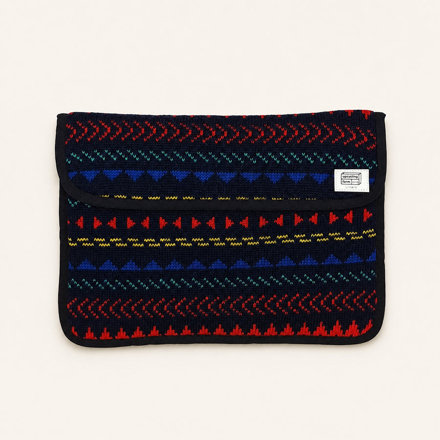 Indigo Chevron 14"