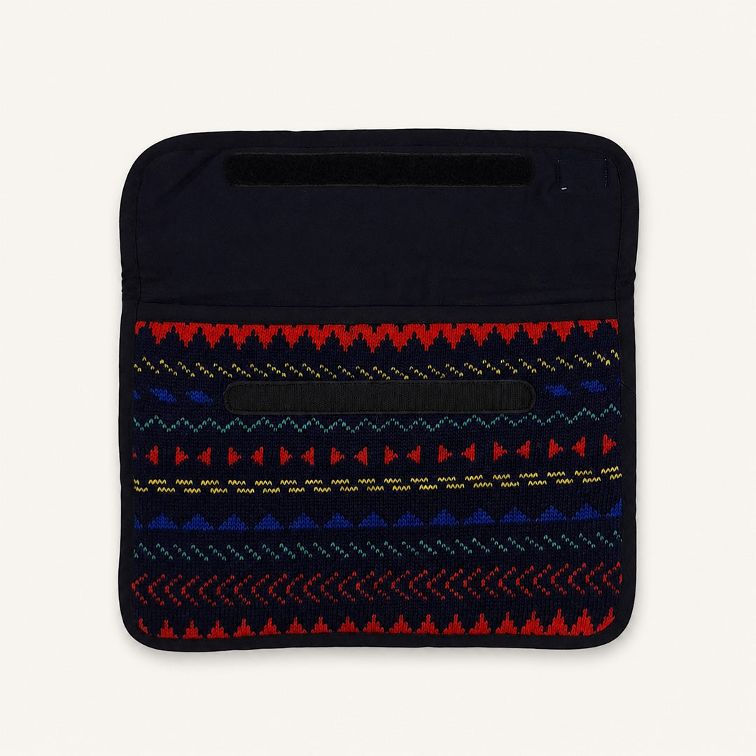 Indigo Chevron 14"