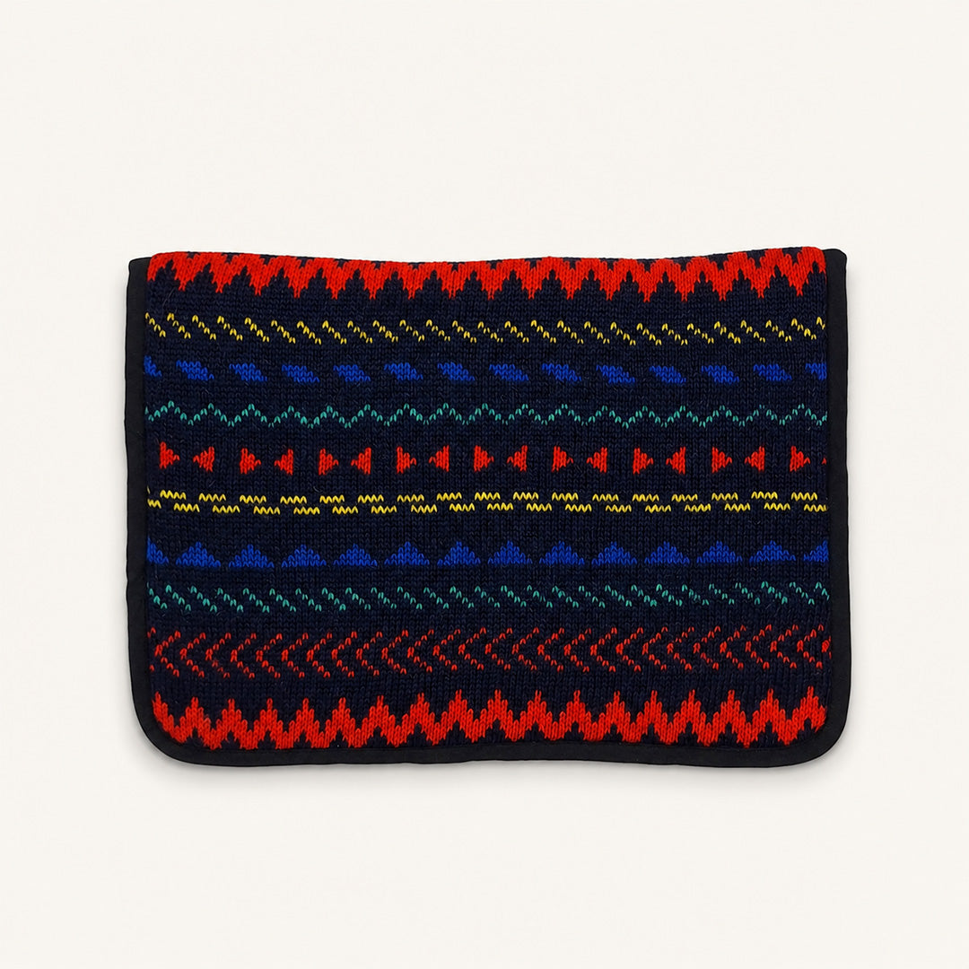 Indigo Chevron 14"