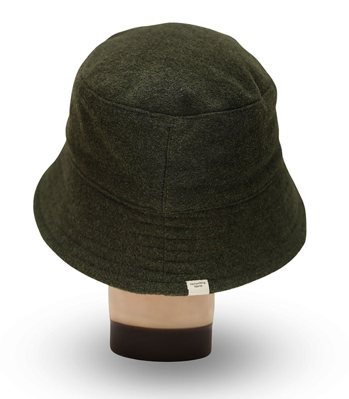 Wool-Bucket-Hat-Army-Green-Image-One